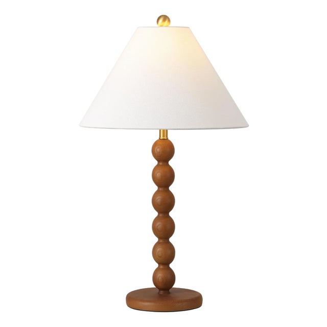 Sanne Spindle Table Lamp in Natural For Sale