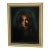 Framed Mid-Century Hand Painted Oil on Velvet Female Portrait, Signed Cohen For Sale