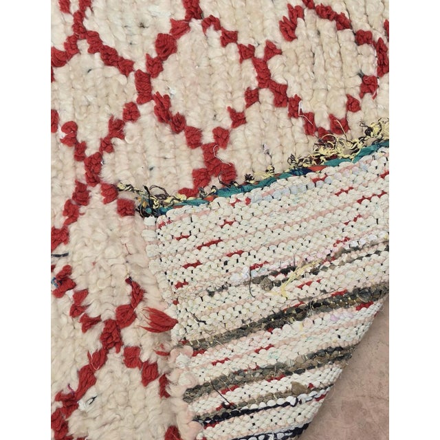 Small Moroccan Azilal Wool Rug - 6.7 X 2.3 Ft For Sale In Cleveland - Image 6 of 6