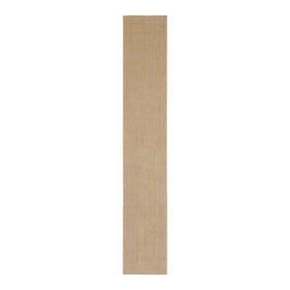 Rug & Kilim’s Modern Textural Extra-Long Runner Rug in Beige-Brown & Cream Tones - 2'7" X 15' For Sale