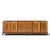 Renzo Rutili For Johnson Furniture Mid Century Walnut and Brass Credenza This credenza measures: 101 wide x 20.75 deep x...