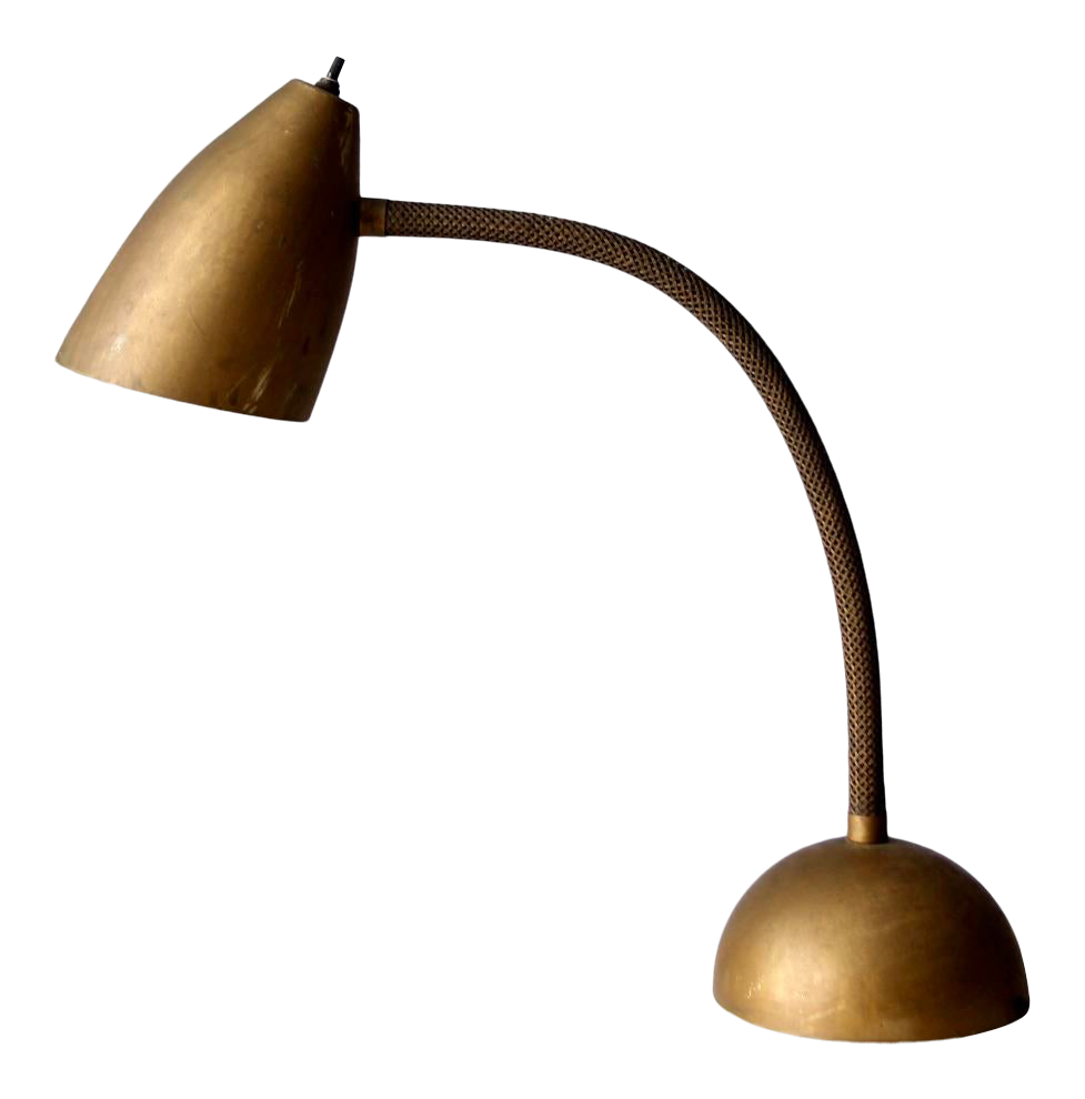 mid century gooseneck lamp