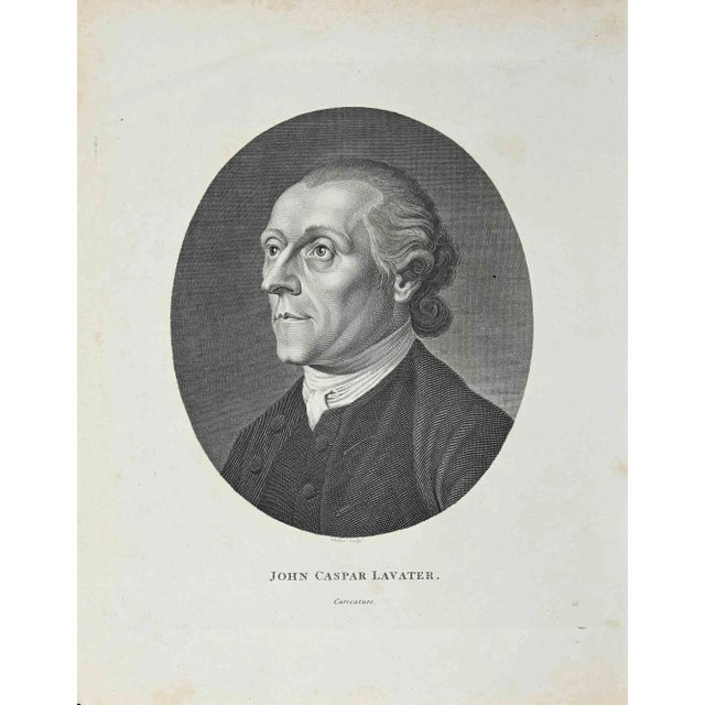 Portrait of John Caspar Lavater is an original artwork realized by Richard Rhodes (1765 - 1838). Original Etching from...