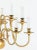 Dutch Baroque Style 10-Arm Gilt Brass Chandelier For Sale - Image 4 of 5