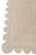 Natural White Jute Scallop Hand Made Rug - 2'x3' For Sale - Image 9 of 12