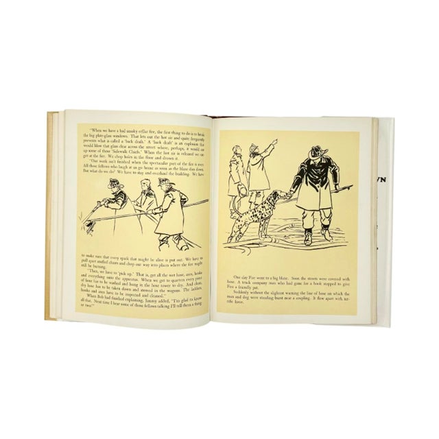 Paper Fire! The Mascot by Paul Brown 1939 Book Dalmatian Dog For Sale - Image 7 of 11