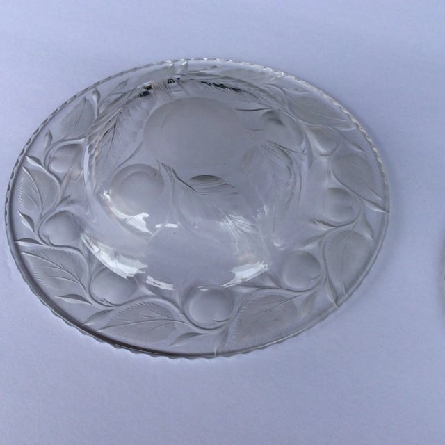 Antique Cut Crystal Fruit Bowls - A Pair For Sale - Image 5 of 7