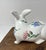 Mid-Century Modern Vintage Tiffany and Co. Porcelain Floral Bunny Rabbit Figurine For Sale - Image 3 of 7