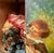 Vintage Handmade, Hand Painted Wooden Cabinet With a Painted Depiction of “Sweethearts.” For Sale - Image 10 of 11