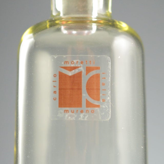 Murano Glass Bottle by Carlo Moretti For Sale - Image 5 of 7
