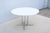 Mid-Century Modern 46" Round White Top and Polished Chrome Base Dining Table For Sale - Image 12 of 18