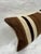 Turkish Hemp Pillow Cushion Natural Beige Brown Pillow Cushion Cover 16" x 24" For Sale - Image 4 of 4