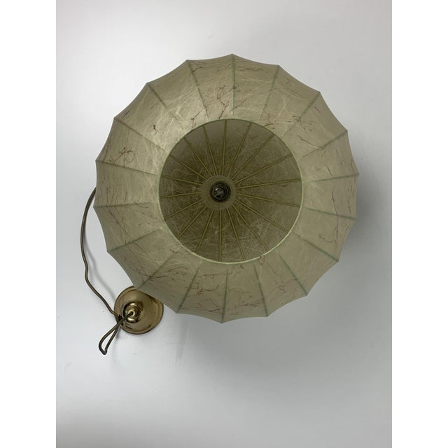 Beige Mid-Century Space Age Cocoon Pendant Lamp by Achille Castiglioni, 1960s For Sale - Image 8 of 14