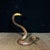 Mid 20th Century Vintage Solid Copper & Gilt Brass Cobra Snake Sculpture For Sale - Image 5 of 9