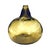 1970's Blown Olive Green Art Glass Demijohn Bottle For Sale - Image 9 of 9