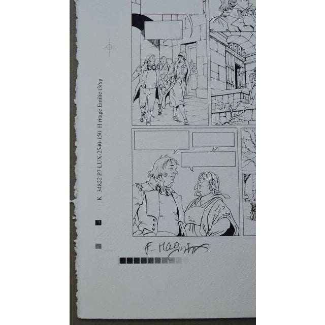 Florence Magnin, Heritage Emilie T03 The Exiled, 2005, Printing Plate For Sale - Image 3 of 7