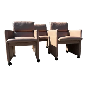 1980s Vladimir Kagan Attributed Accent Chairs by Preview - Set of 3