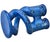 Stone Vintage Handcrafted Blue West-African Soapstone Candleholders- S/2 For Sale - Image 7 of 7