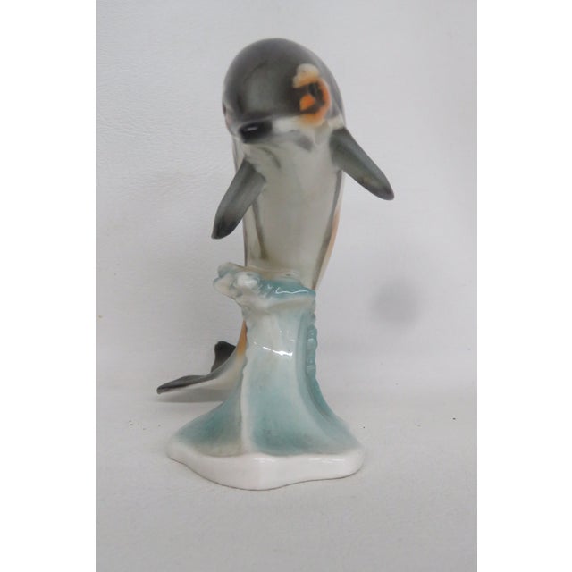 Brown Goebel Dolphin Cs 209 West Germany Porcelain Figurine 4676b For Sale - Image 8 of 16