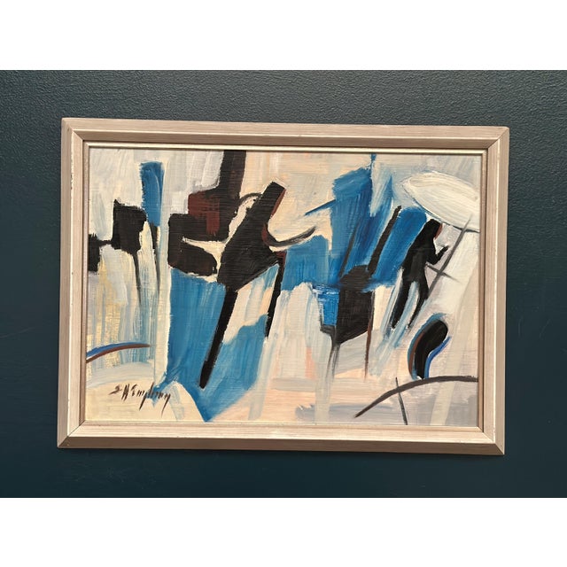 Sven H. Engberg, Abstract Composition, 1950s, Oil on Panel, Framed For Sale - Image 17 of 18