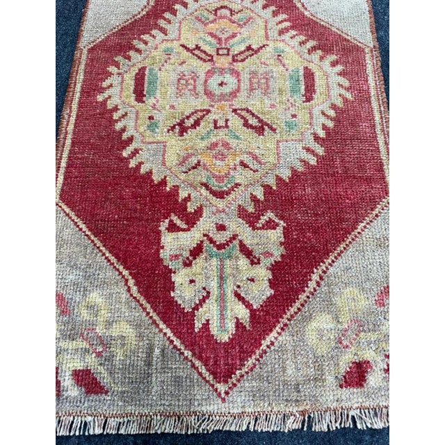 Contemporary Turkish Yastik Rug 1'4" x 2'3" For Sale - Image 3 of 5