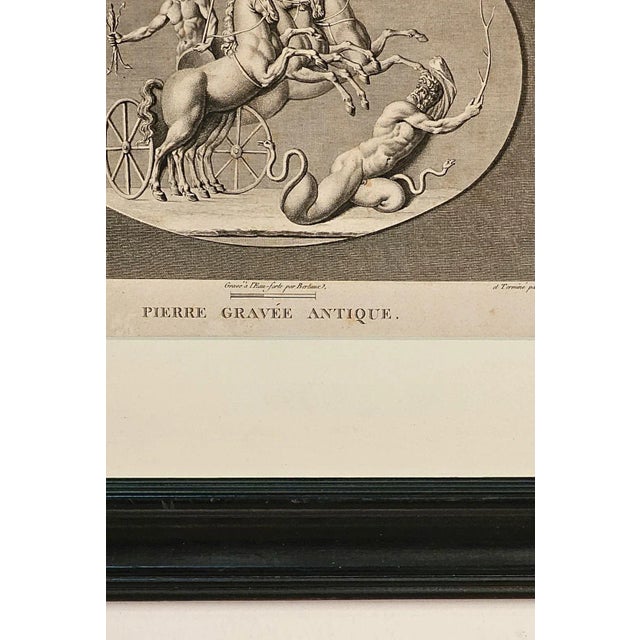 Neoclassical 19th Century French Engraving of Mythological Scene For Sale - Image 3 of 5