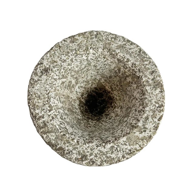 Modern Small Granite Rustic Stone Bowl For Sale - Image 3 of 3