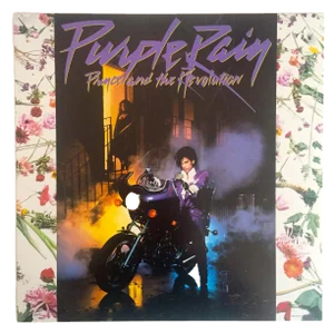 Vintage "Prince Purple Rain" Warner Bros Records Promo Collector's Poster, 1984
