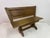 Vintage Belgian Oak Bench by De Puydt, 1960s For Sale - Image 10 of 15