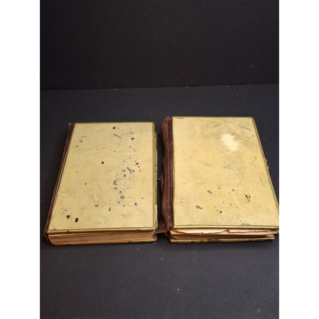 This is a rare pair of antique 1893 High Holiday festival prayer books (Machzor) published in Vienna by Jos. Schlesinger....