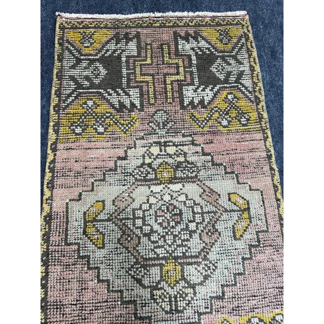 Turkish Yastik Rug 1'8" x 3'3" For Sale - Image 4 of 5