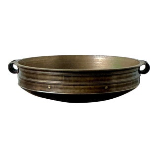 Vintage Boho Bronze Urli Bowl For Sale
