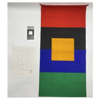 Matt Mullican, Westfälische Kunstverein Flag Artwork, 1992, Fabric For Sale