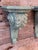 Late 20th Century Pair of Carved Acanthus Wall Bracket Shelves / Corbels in Distressed Green Finish For Sale - Image 5 of 12