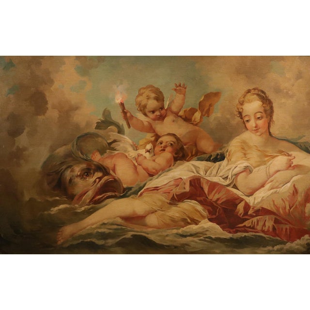 Cerchia Di Francois Boucher, the Birth of Venus Boucher, 1770, Oil on Canvas For Sale - Image 7 of 14