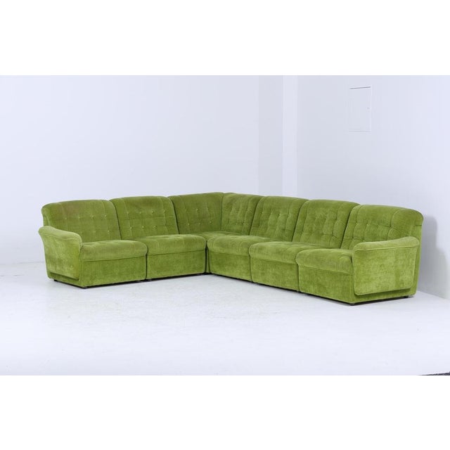 Large beautiful modular sofa from the 70s FEATURES * Cool retro design * High-quality workmanship * Very large * Material:...