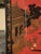 84"Tall Vintage Six Panel Oriental Asian Red Folding Screen Room Divider Palace For Sale - Image 11 of 18