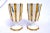 White 1970s Majolica Bamboo With Dragonflies Beverage Goblets S/11 For Sale - Image 8 of 13