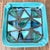 Aldo Londi Mid Century Modern Aldo Londi Vetrata Bitossi Italy Teal Ceramic Ashtray Rare For Sale - Image 4 of 11