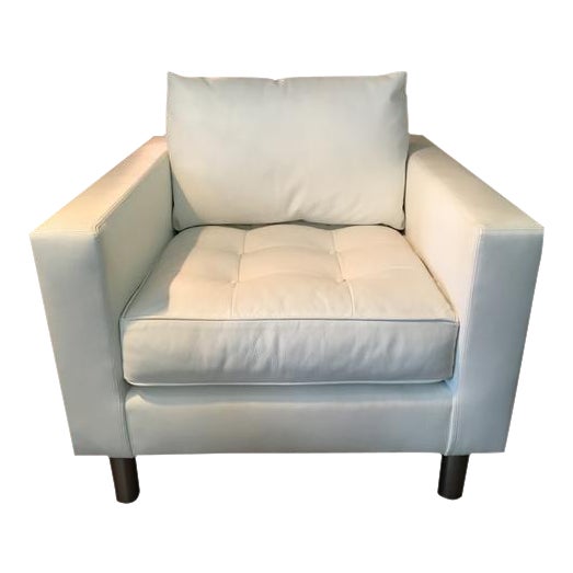 Ralph Lauren Home Modern Metropolis Leather Chair Chairish