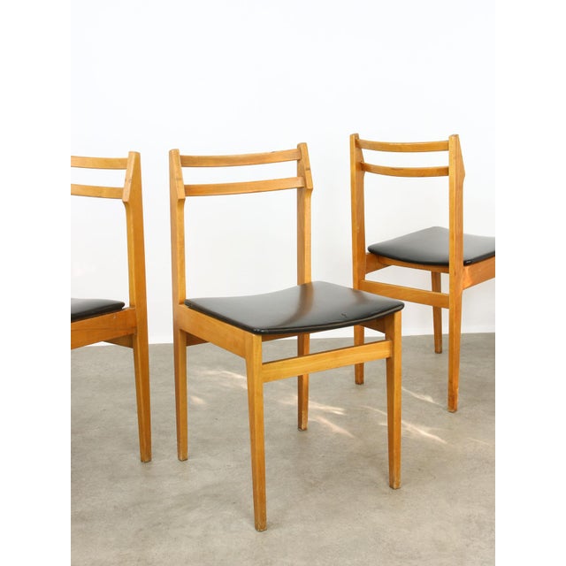 Wood Vintage Dining Chairs by Gio Ponti for Stol Kamnik, 1966, Set of 4 For Sale - Image 7 of 18