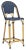 Contemporary Zaid Barstool - Navy For Sale - Image 3 of 12