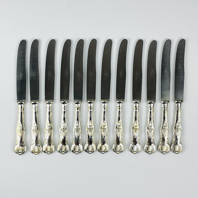 Vintage Silver Cutlery Set, Italy, 1960s, Set of 51 For Sale - Image 6 of 14