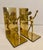 Pair Solid Brass Tennis Players Bookends For Sale - Image 9 of 9