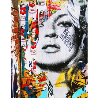 Kate Moss New York Street Art Photograph For Sale