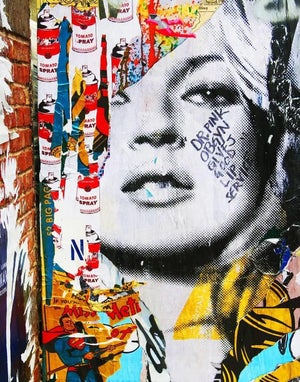 Kate Moss New York Street Art Photograph