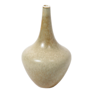 Mid-Century Modernist Taupe Glazed Ceramic Vase by Gunnar Nylund for Rorstrand