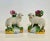 Staffordshire Vases Antique Sheep and Ram - A Pair For Sale - Image 9 of 9