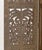 Traditional Syrian Palm Tree Motif Four Panel Brass Clad Screen For Sale - Image 3 of 10