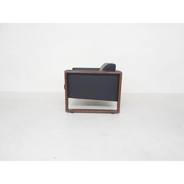 Walter Knoll German Leather Lounge Chair by Walter Knoll, 1970s For Sale - Image 4 of 17